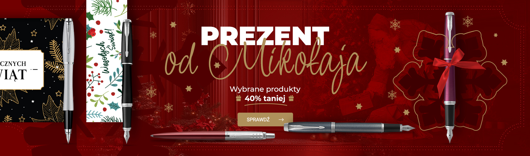 Prezent od Mikołaja - rabaty do 40%!